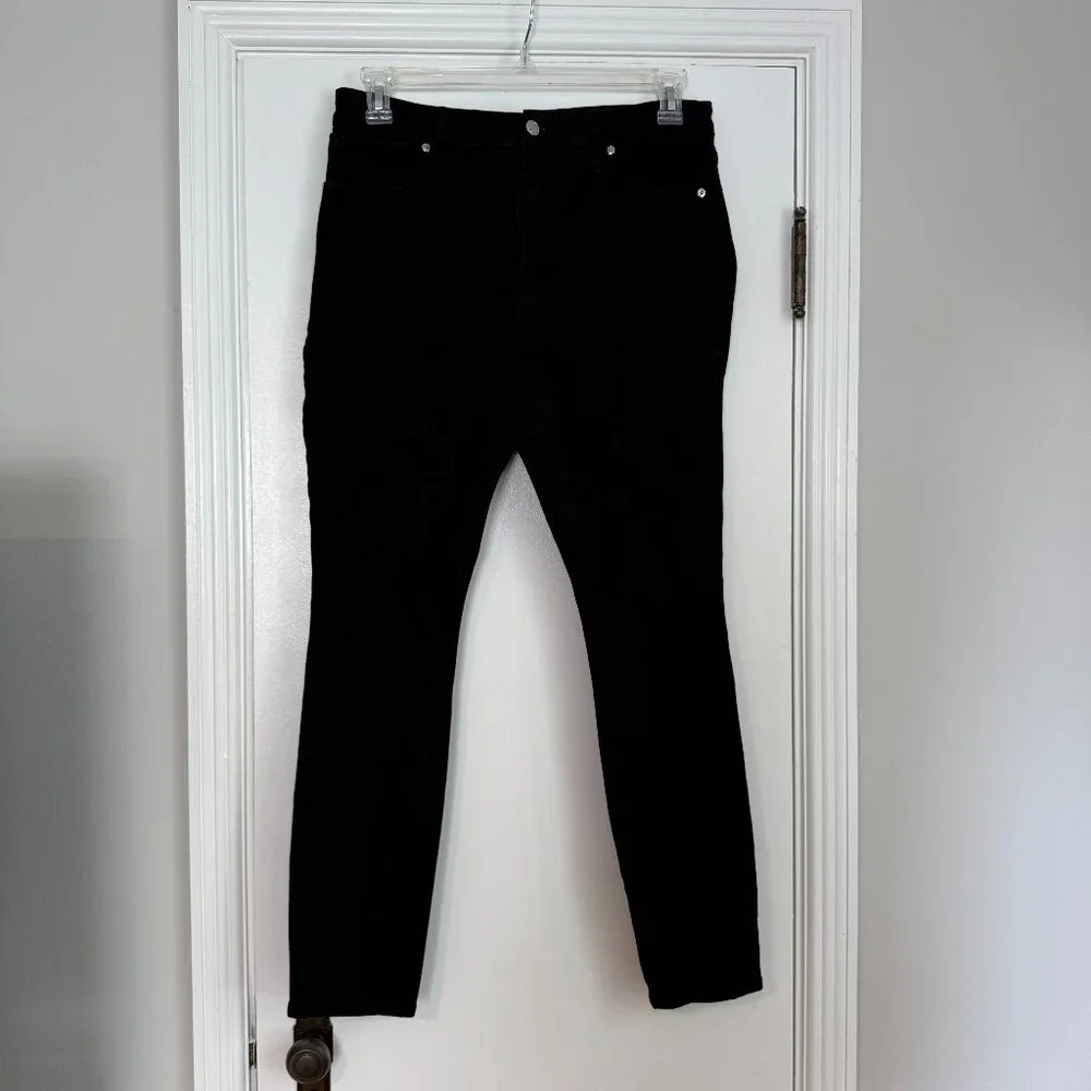 Good American Women's Good Legs Black Skinny Jeans Size 14 - Picture 2 of 7